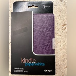 Amazon kindle leather cover